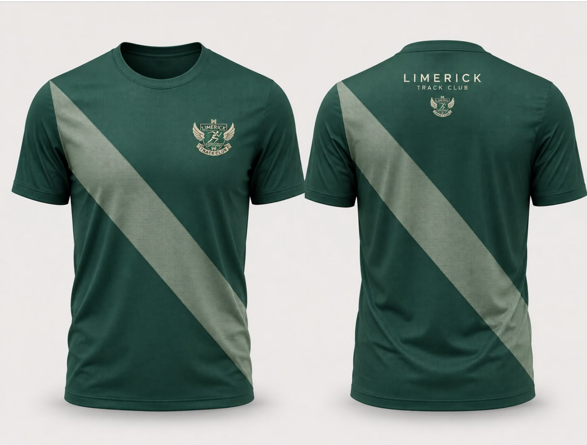 Short Sleeve Limerick Track Club Green